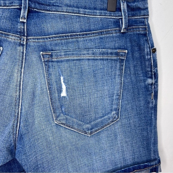 ANN Taylor Loft Distressed Denim Jean Shorts Size 28 - Picture 4 of 8